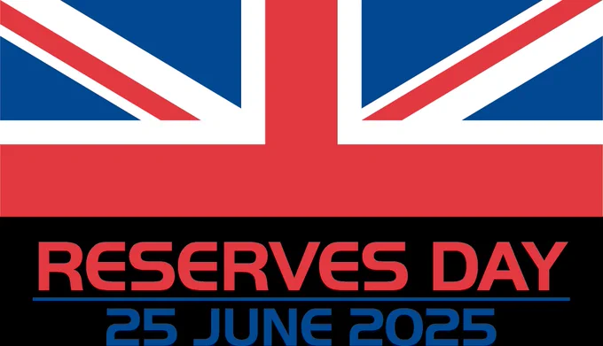 British Flag Reserves Day 25 June 2025