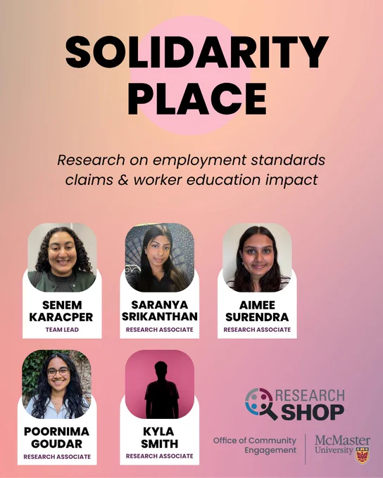 Team Lead: Senem Karacper
Research Associates: Saranya Srikanthan, Aimee Surendra, Poornima Goudar, Kyla Smith