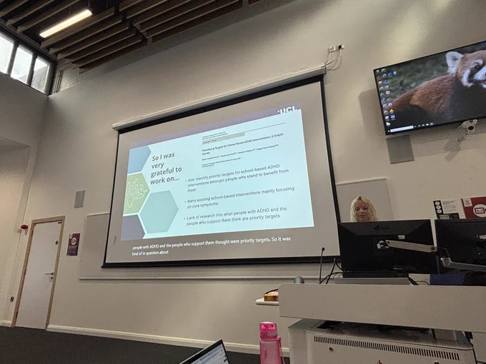 Roisin Perry gives a key note talk on neurodivergence at NDAS 2025