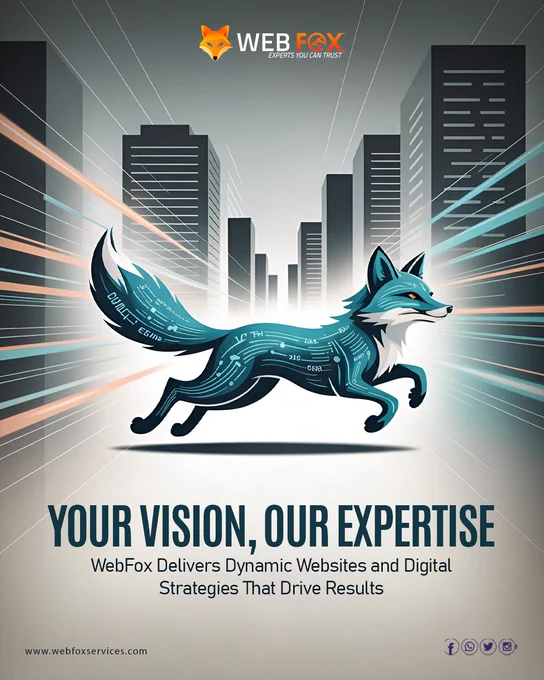 Boost your business online—WebFox Delivers Dynamic Websites and Digital Strategies That Drive Result, tailored to meet your unique goals and audience.