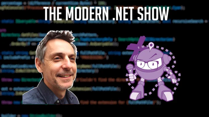 photo of Mark Fussell
illustration of .NET Bot ninja
text reads: The modern .net show