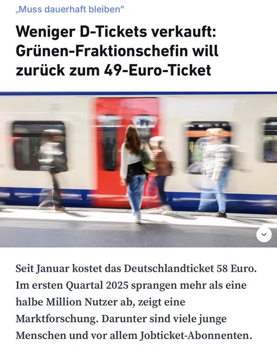 Screenshot aus dem verlinkten RND-Artikel vom 3.7.2025