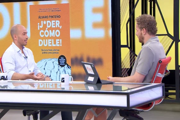 Fede Cardelús y el fisioterapeuta Álvaro Pinteño comentan ‘¡Joder, cómo duele!’, un manual para entender el dolor y ayudar a convivir con él y hacerlo más llevadero.