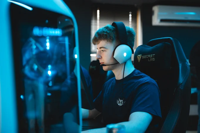 Gower College Swansea at an esports performance bootcamp in the National Esports Performance Campus ahead of the British Esports Student Champs 24/25 Finals