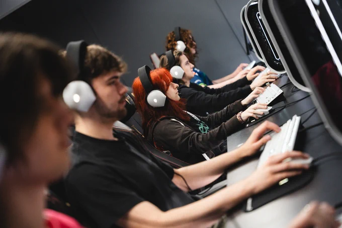 Confetti Institute of Technologies at an esports performance bootcamp in the National Esports Performance Campus ahead of the British Esports Student Champs 24/25 Finals