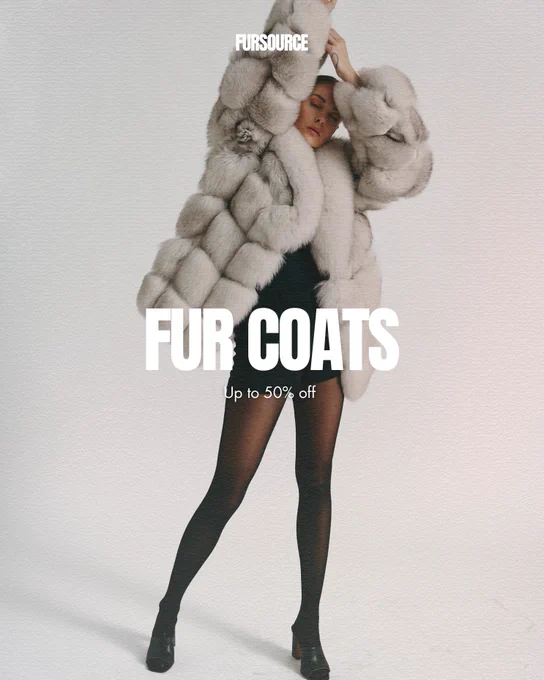 Up to 50% off fur coats