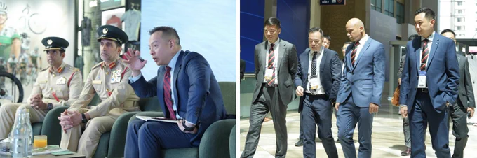 📷 PHOTO ON THE LEFT

During the 🌏World Police Summit held in📍Dubai🇦🇪 on MAY 13-15, 2025—the Commissioner of 🇭🇰Police Chow Yat-Ming, Joe (right) had a bilateral meeting with the 🇦🇪Dubai Police’s Commander-in-Chief Lieutenant General Abdullah Khalifa Al Marri (centre) where they exchanged views on combatting 🗺️transnational & organised crime, the application of 🤖advanced technology as well as opportunities for 🤝mutual visits and training.


📷 PHOTO ON THE RIGHT

The Commissioner of 🇭🇰Police Mr. CHOW Yat-Ming, Joe (second from the left) led a 13-member delegation — including 🇭🇰then-Director of Management Services Mr. LUI Kam-ho (first from the left), Chief Superintendent of 🇭🇰Police (Support Wing) Mr. SIT Ka-ho, Eddy (first from the right) and Senior Superintendent of 🇭🇰Police (Information Systems Wing—Digital Policing Services Bureau) Mr. MOHAMMED Swalikh (second from the right) — to the 🌏World Police Summit held in📍Dubai🇦🇪 on MAY 13-15, 2025.