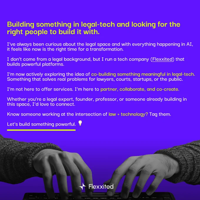 Building in Legal-Tech — Looking to Collaborate with Lawyers or Legal Professionals