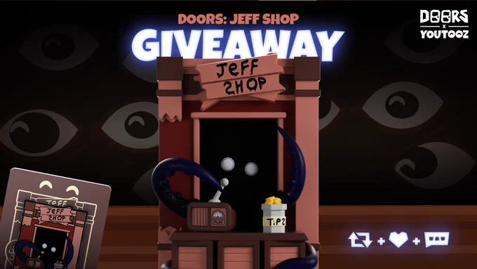 our beautiful jeff shop youtooz. make sure to leave a tip! i mean a like and comment. and retweet. and your soul. Thanks

IDK