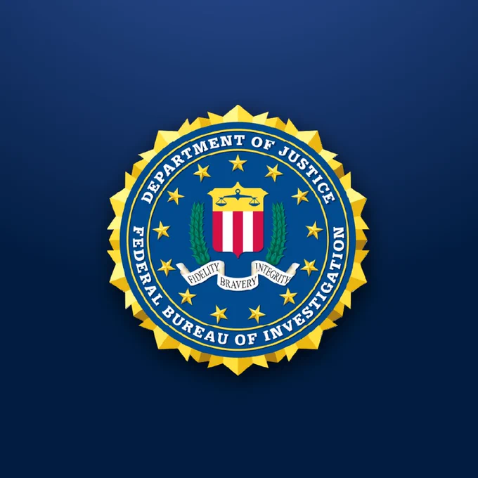 FBI seal on dark blue background