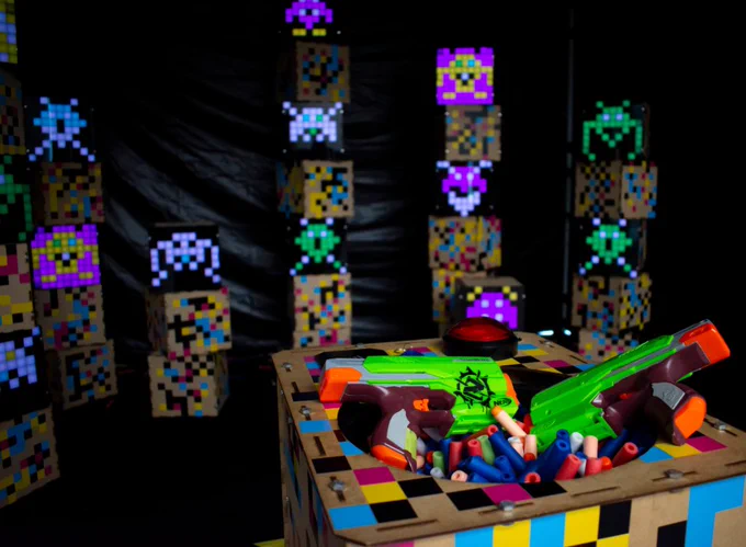 Made invaders shoot up