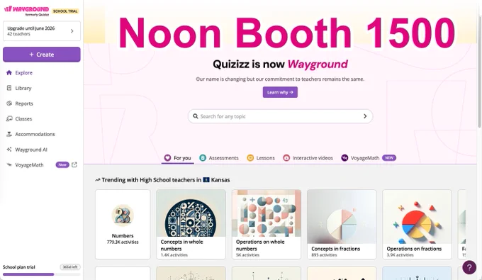 Noon booth 1500