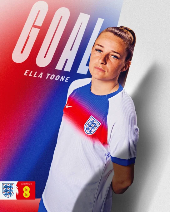 Ella Toone goal graphic.