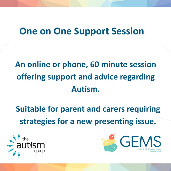 One on One Support Session
An online or phone, 60 minute session offering support and advice regarding Autism.
Suitable for parent and carers requiring strategies for a new presenting issue.