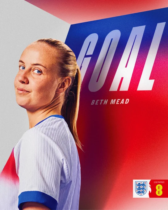 Beth Mead goal graphic.