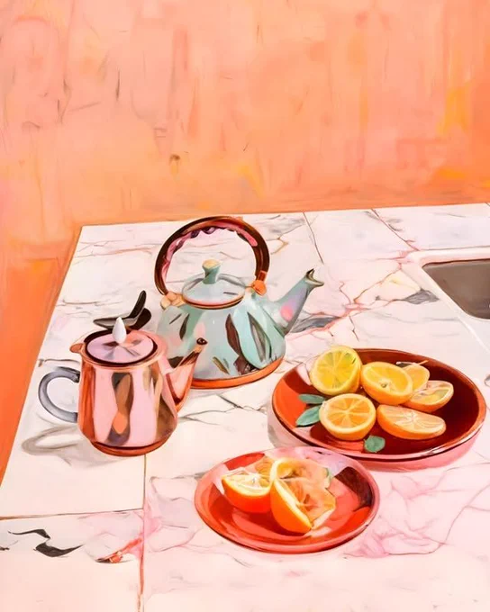 Sliced citrus, warm tea, and soft light—this print captures the quiet joy of slow afternoons and sun-drenched countertops. A little reminder that beauty lives in the in-between moments. 🍊✨

"Tea & oranges at four" prints available from 16"x20" to 44"x55".

https://83oranges.com/shop/tea-oranges-at-four-art-print/