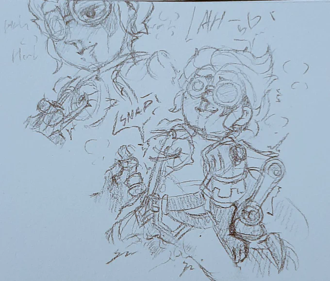 (Viktor pants excitedly. A loud "AH–♡" as the wires connecting the Hexclaw to his chest snap)

I wanted to add some more but it Would Not Work Out. Viktor collapses on Jayce and they go back to "enemies making out through V's nosebleed."