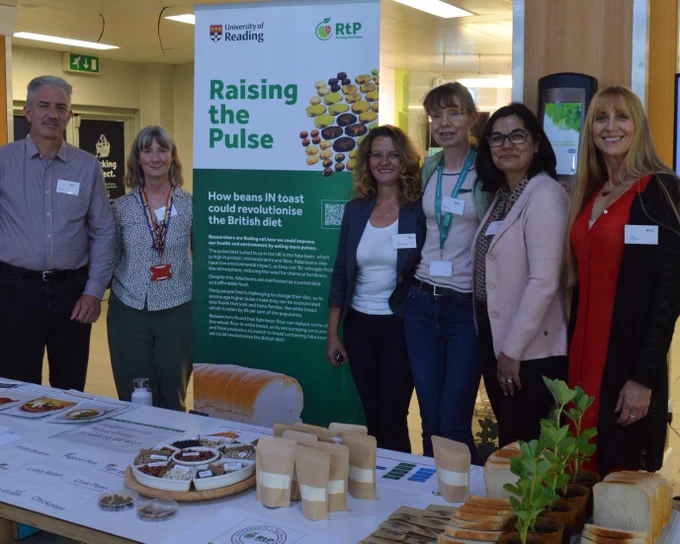 Staff from the ‘Raising the Pulse’ team at the University of Reading Community Festival.