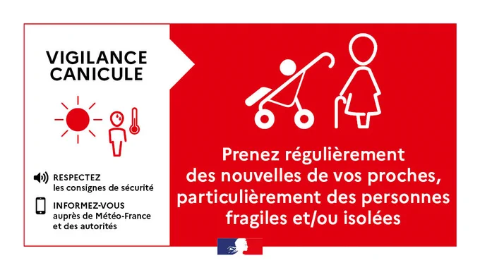 Prenez régulièrement des nouvelles de vos proches, particulièrement des personnes fragiles et/ou isolées.