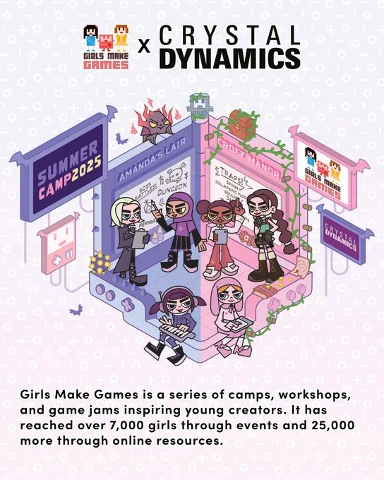 rls Make Games returns to Crystal Dynamics' Bellevue studio for the 4th year.