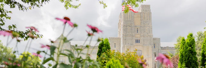 Virginia Tech Burruss Hall.
