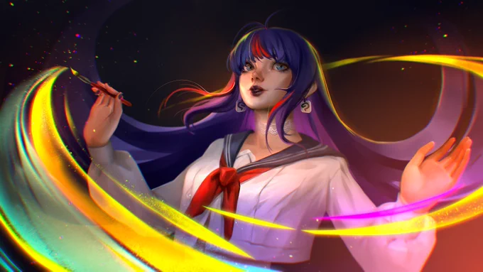 Hey friends! ❤️ This is my very first painting made with the @clipstudiopaint and I had SO much fun creating it :3
Hope you enjoy it as much as I enjoyed making it! Let me know what you think! 💖
#Sponsored #clipstudiopaint #cspillustration #digital #illustration #art #digitalart