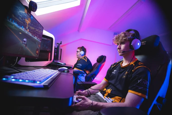 York College at an esports performance bootcamp in the National Esports Performance Campus ahead of the British Esports Student Champs 24/25 Finals