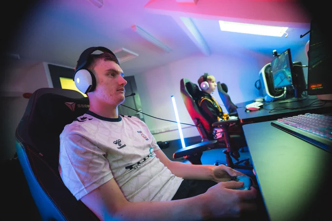 York College at an esports performance bootcamp in the National Esports Performance Campus ahead of the British Esports Student Champs 24/25 Finals