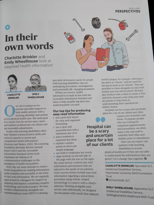 Photograph of an article from RCSLT Bulletin