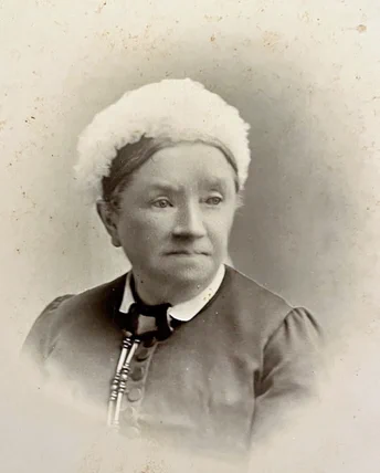 Black and white image of Mary Worthington