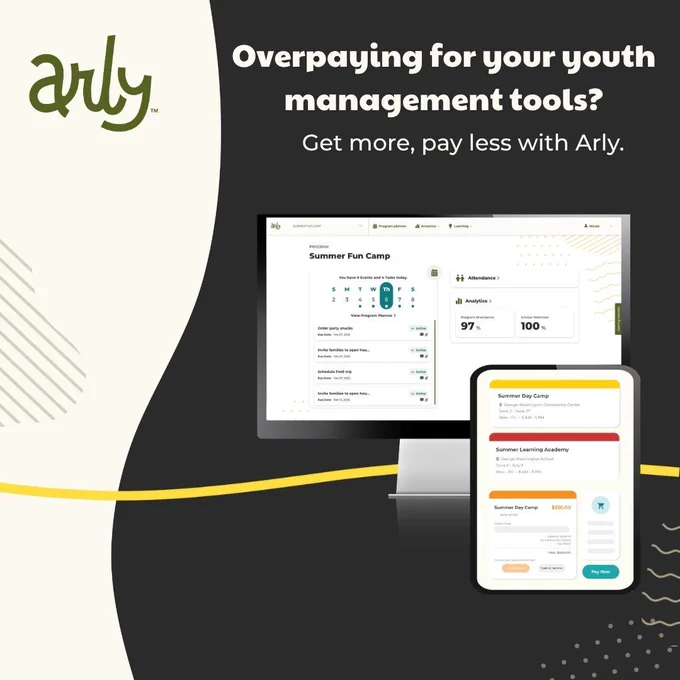 Overpaying for your youth management tools? Get more, pay less with Arly.