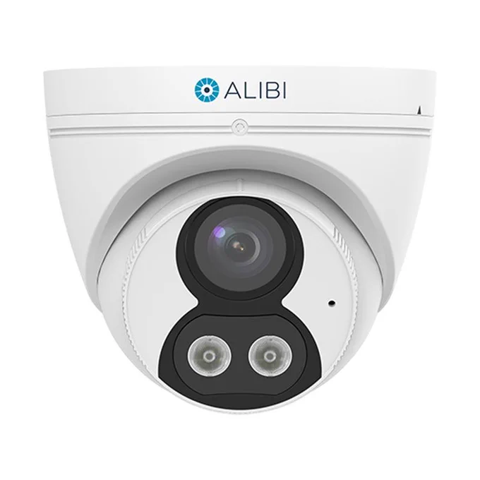 #AlibiSecurityCamera Alibi Vigilant 8MP 98 Feet Dual Light IR Starlight IllumiNite IP Turret Camera w/ Built-in Mic and Speaker .... call today 972-886-8918