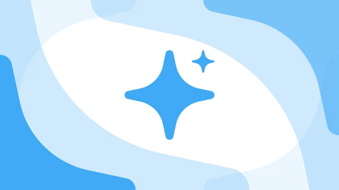 Abstract image of stars often used to denote AI generated content.