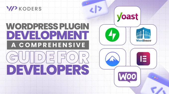 A vibrant image depicting a laptop screen displaying lines of code (PHP or JavaScript) with a subtle WordPress logo or iconic 'W' integrated into the design. The background could feature blurred elements of a desk setup, a developer's hands on a keyboard, or abstract digital patterns, conveying a sense of active development and deep technical work. The overall feel should be professional and inviting to developers.