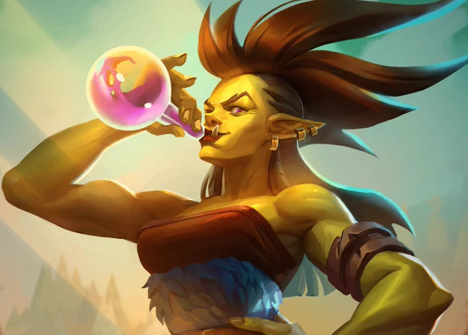 Hey friends! :3 I'm excited to share my latest project from the @lunaracademy_co  Workshop: Card Illustration with Alexandre Leoni
This is my Rokara Hearthstone Card homework piece :3  #digital #hearthstone #art #study #blizzard #digitalart #artist #artwork #cardillustration
