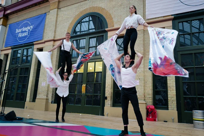 Pictures of dancers at Alexandra Palace