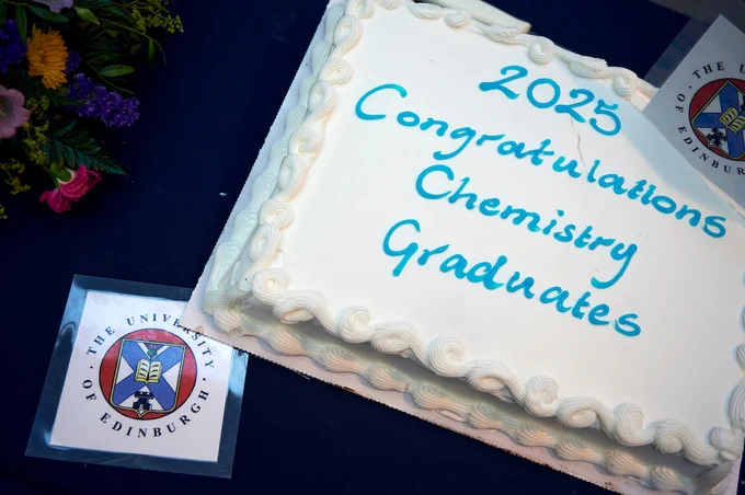 Photos from the University of Edinburgh School of Chemistry Graduation 2025 Reception 