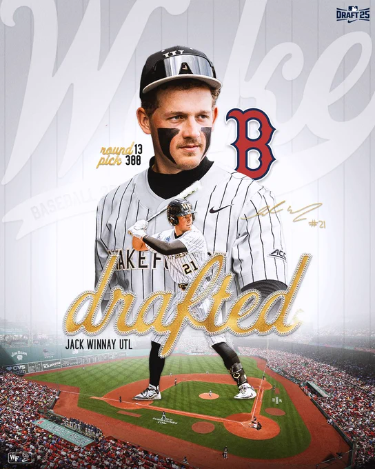 Jack Winnay MLB Draft Graphic