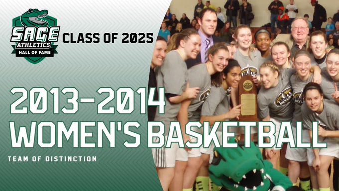 The 2013-2014 #RussellSageCollege Women's Basketball Team will enter our RSC Hall of Fame as a Team of Distinction this October.
http://www.sagegators.com/x/voe6c 
#SageNation / #SageGators 
🐊🏀