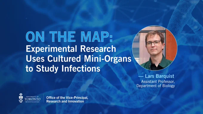 Lars Barquist, Assistant Prof at the Department of Biology at UTM