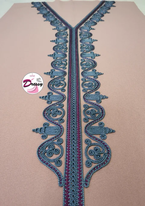 learn how to create beautiful moroccan cord embroidery using a juki embroidery machine. this simple technique adds elegance and detail to any fabric with ease.