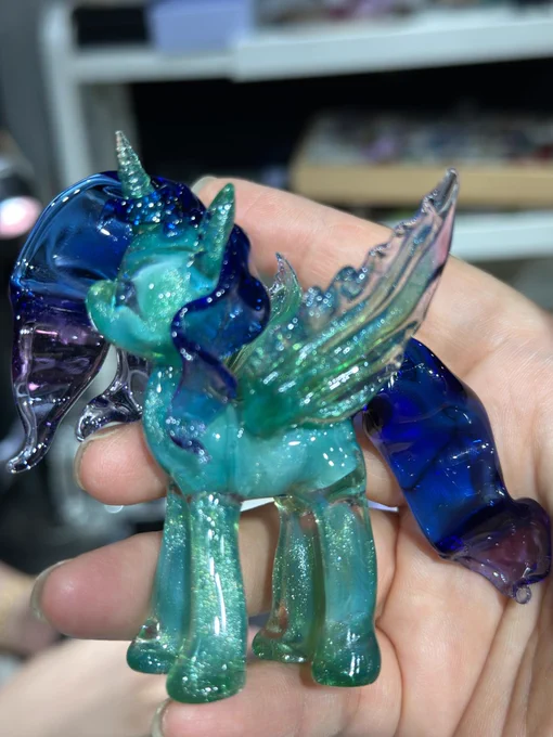 My little pony custom oc pony glass figures