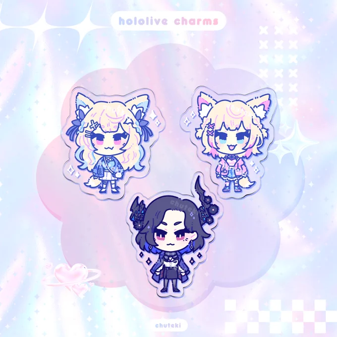 Hololive EN / Holo Advent Characters - Fuwamoco & Nerissa