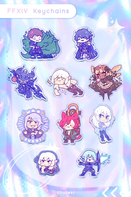 Various Final Fantasy XIV Characters