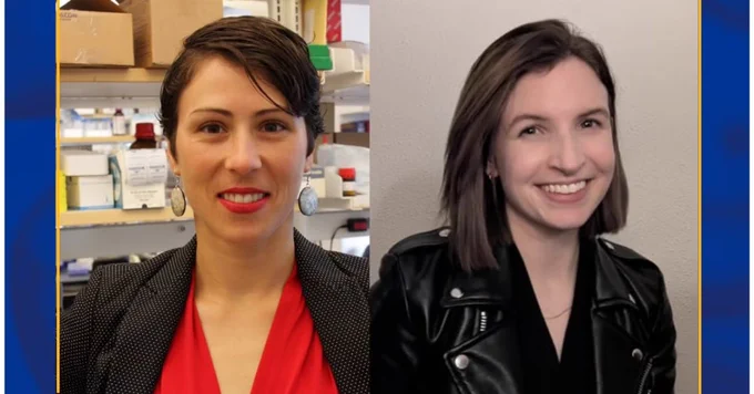 Headshots of Dr. Marlies Meisel and Catherine Phelps side by side. 