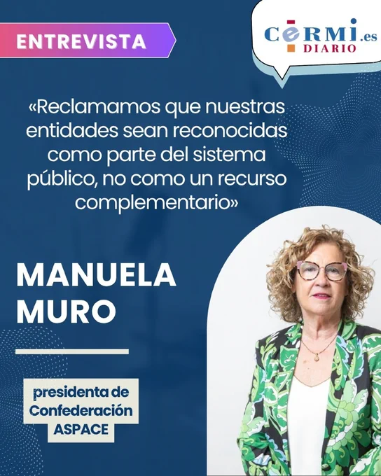Manuela Muro dice : «Reclamamos que nuestras entidades sean reconocidas como parte del sistema público, no como un recurso complementario» 