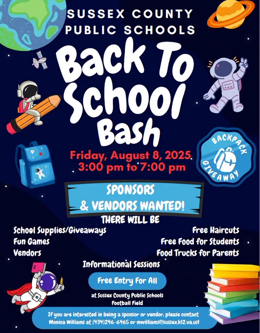 2025 Back to School  Bash