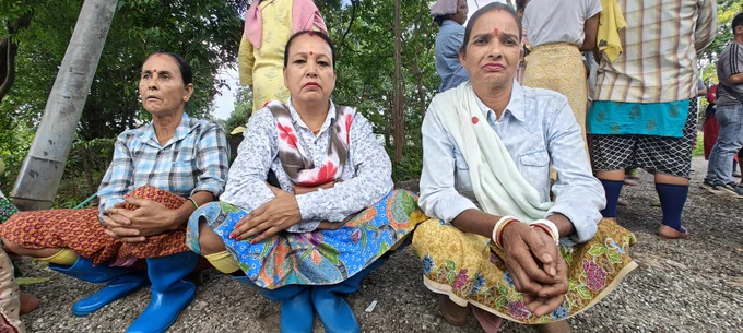 Tea garden workers at Longview tea estate. 