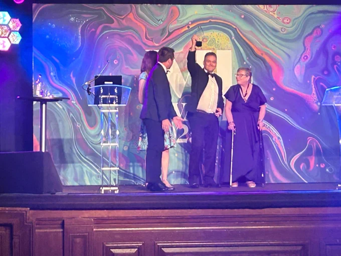 Stephen Jones at the Manchester Legal Awards Nights for the Partner of the Year awards