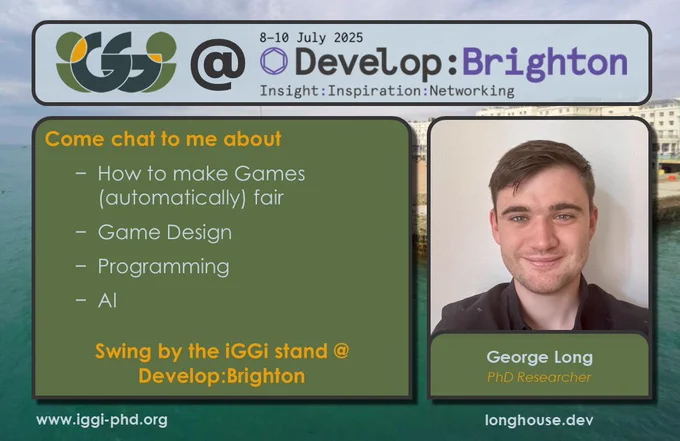 George Long - Come chat to me about How to make Games (automatically) fair, Game Design, Programming, AI